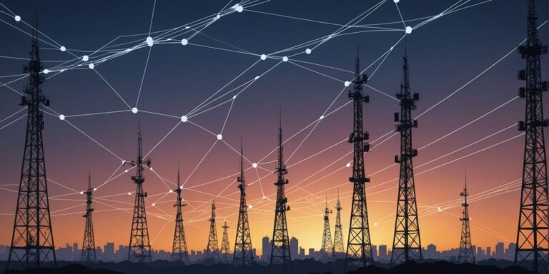 Interconnected clouds with telecom towers